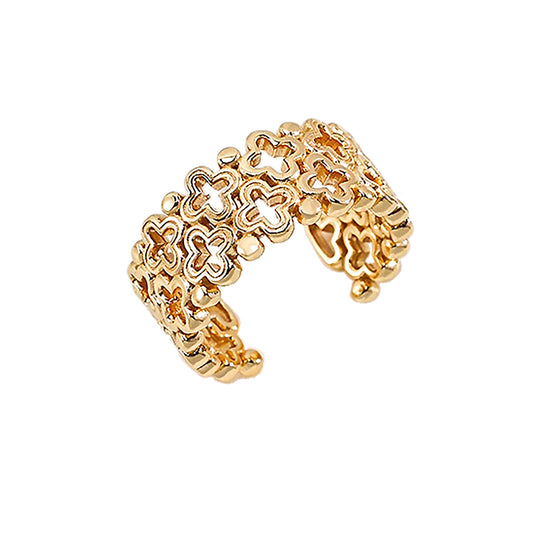 Filigree Gold Open Ring