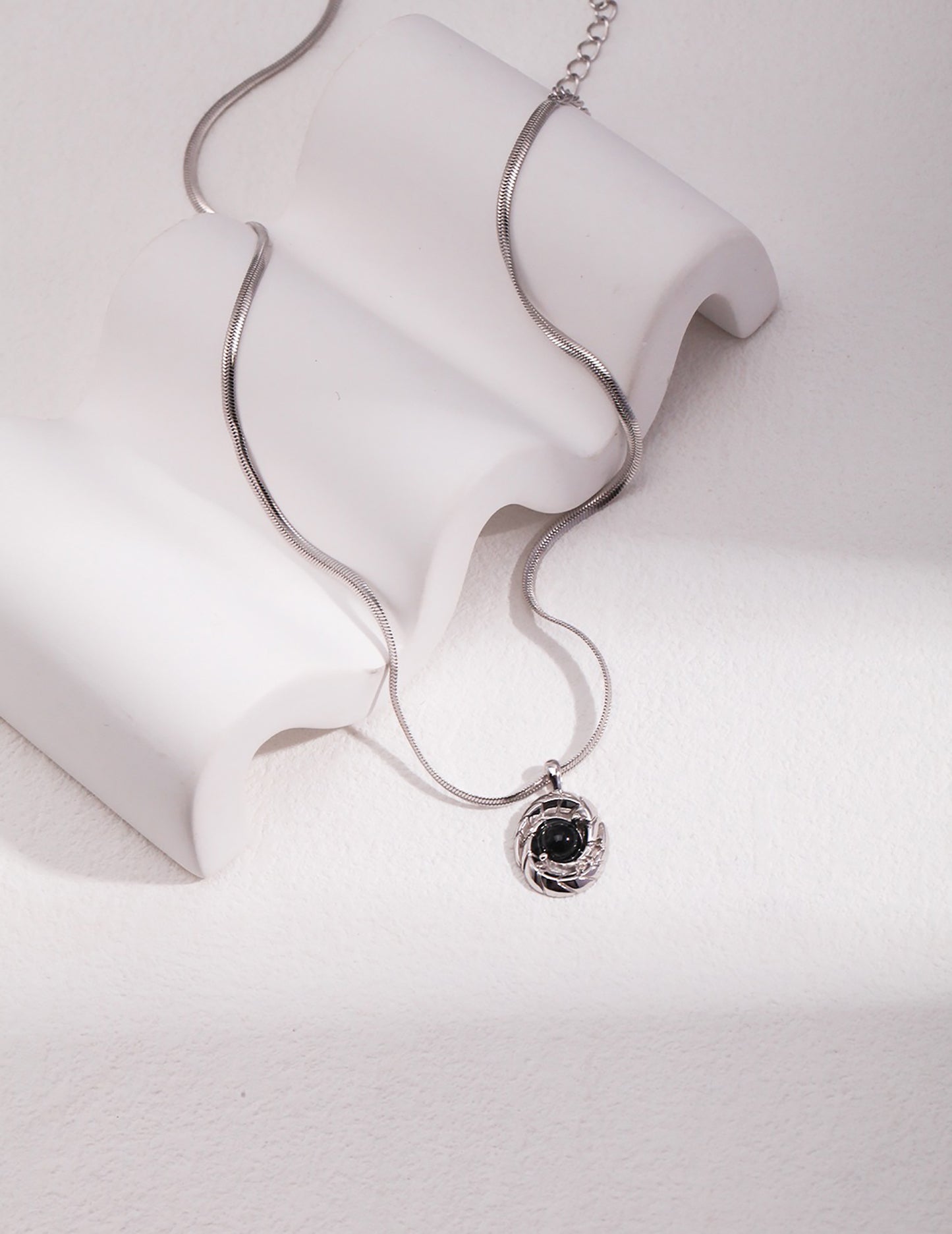Waterflow 925 Sterling Silver With Pearl Statement Earrings