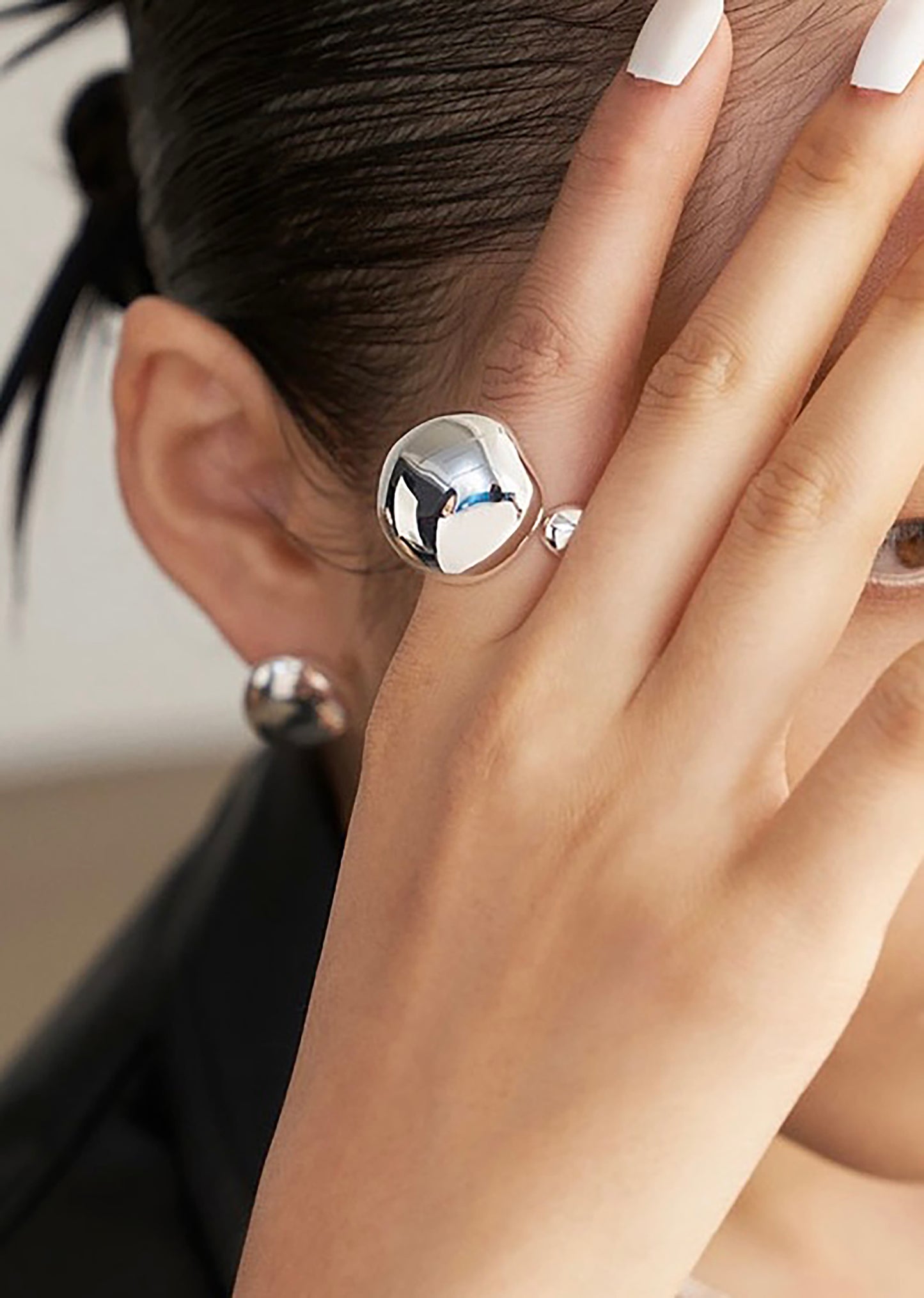 Morden 925 Silver Open Ring