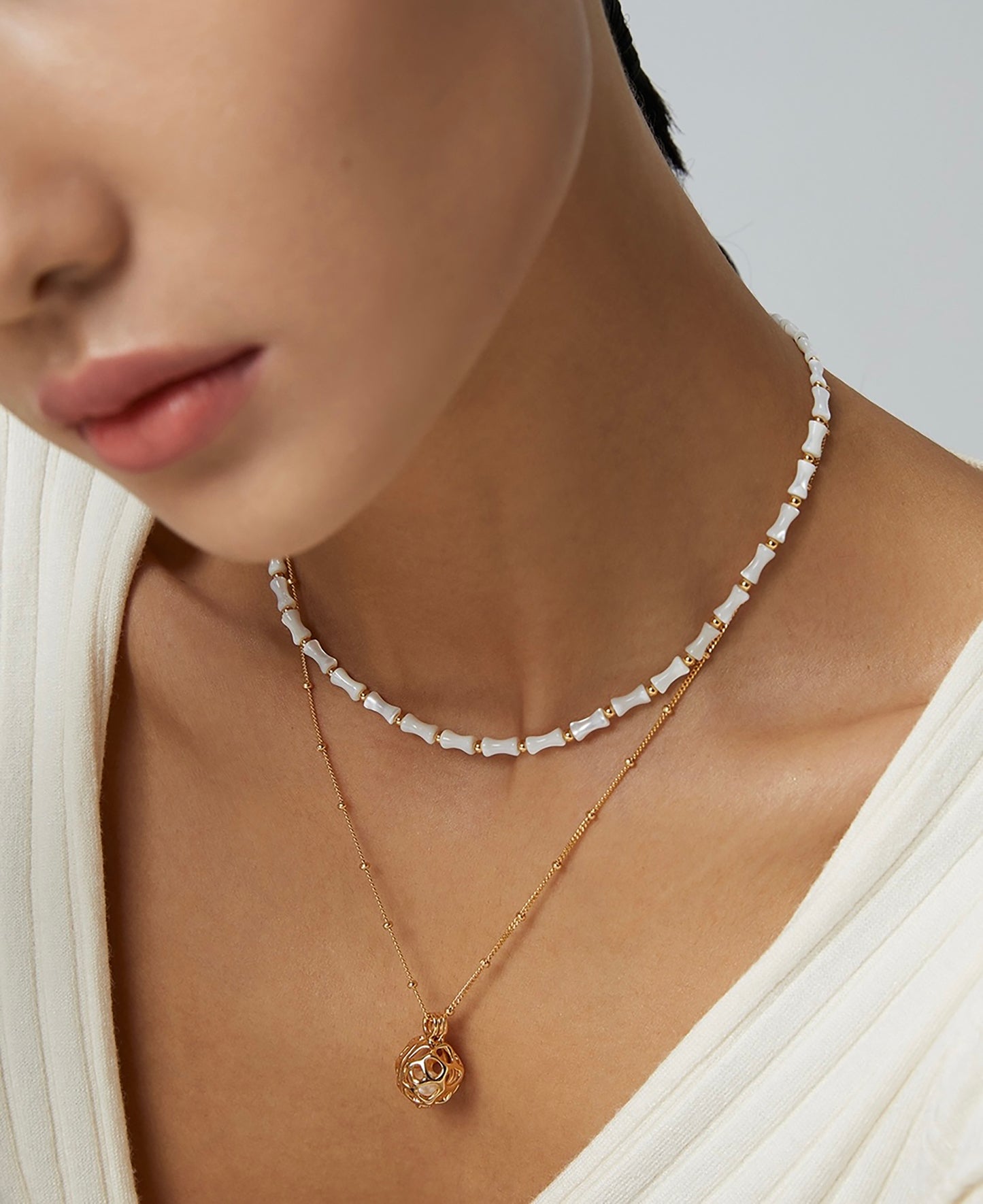 Aromatherapy Locket Pendant 925 SilverPlated Gold Necklace