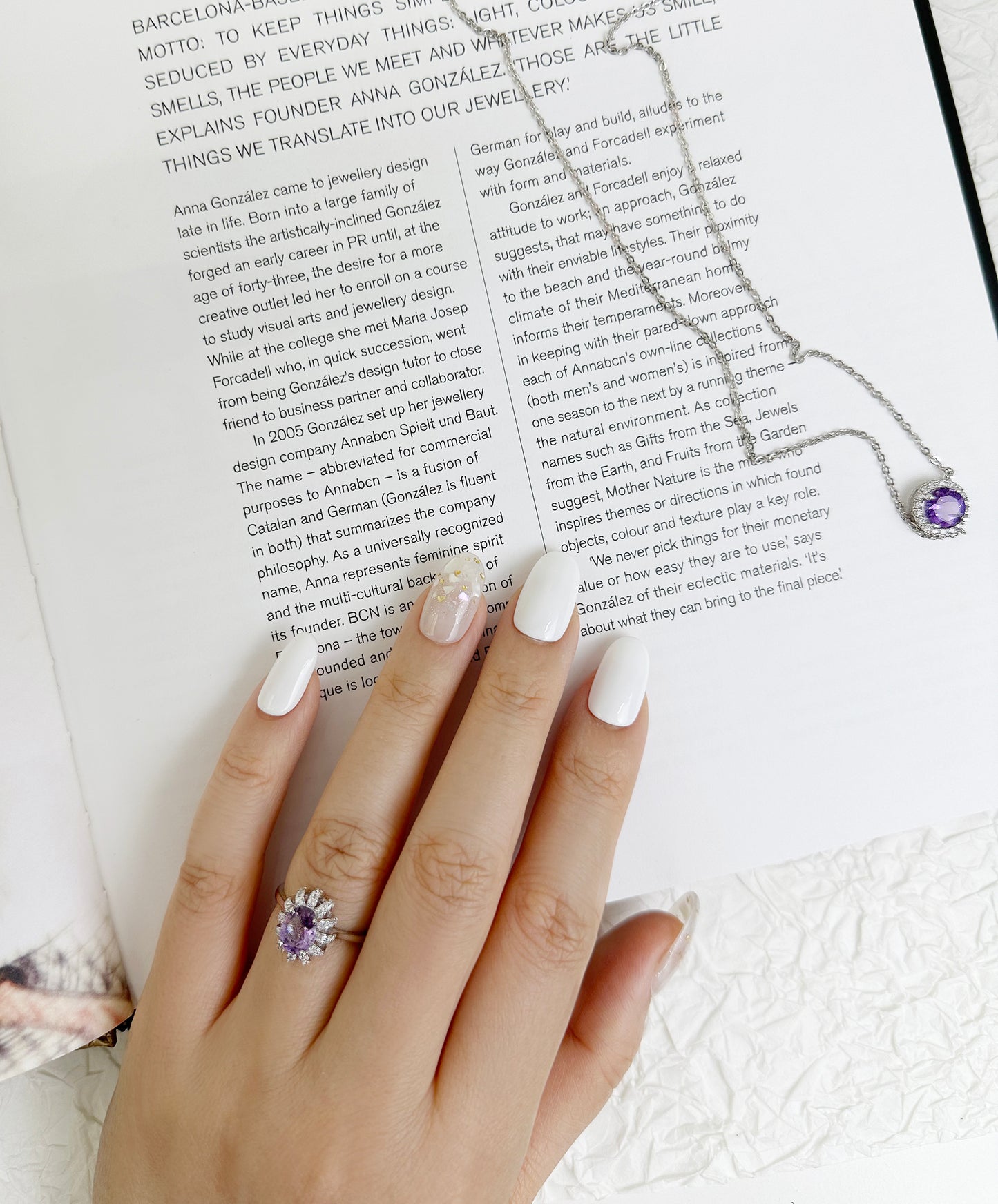 Oval Amethyst Stone 925 Sterling Silver Adjustable Ring